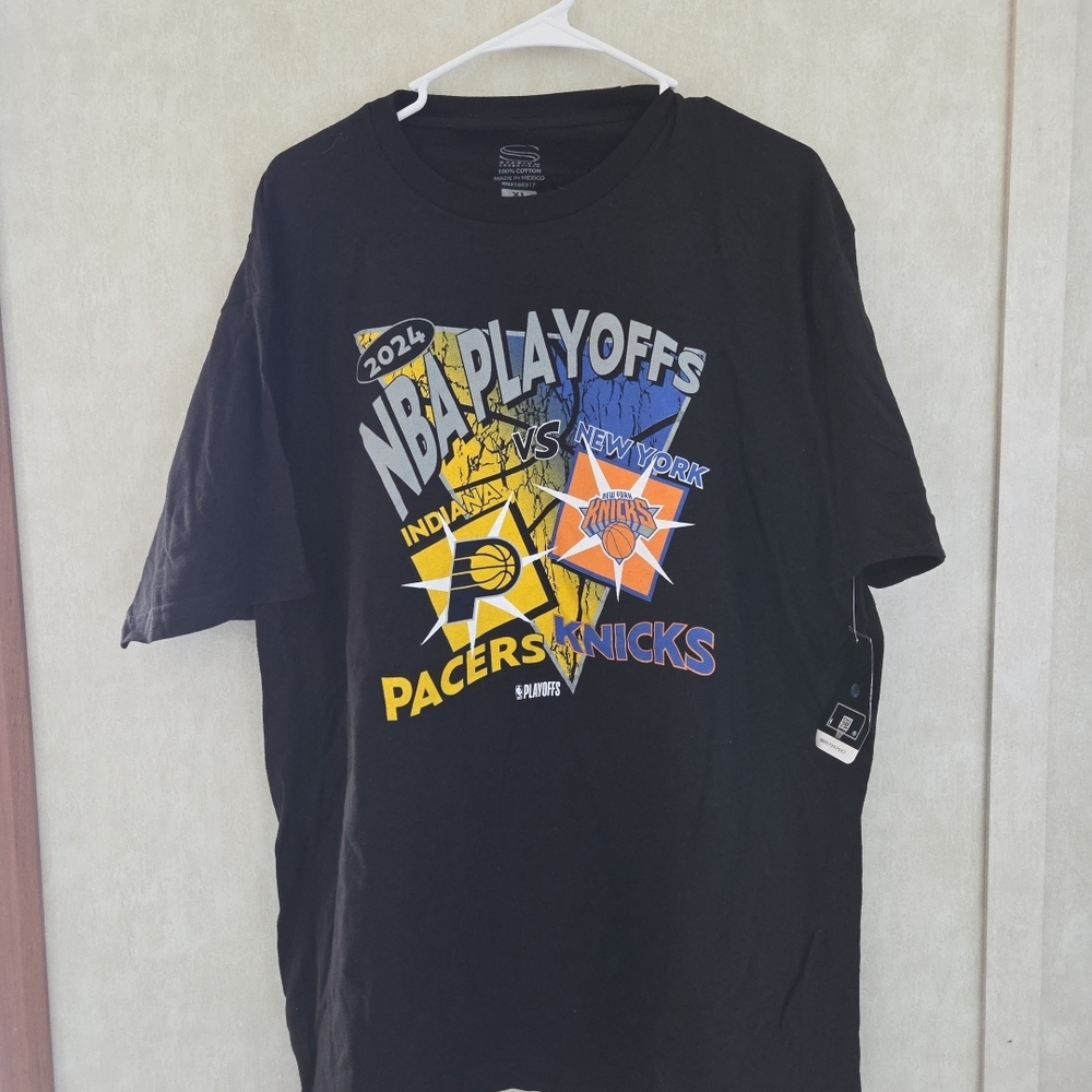 Stadium Essentials Black NBA Playoffs Tshirt